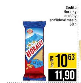 Sedita Horalky arašídy arašídové máslo 50 g