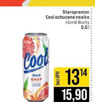 Staropramen Cool ochucené nealko různé druhy 0,5l