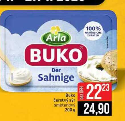 Buko čerstvý sýr smetanový 200 g