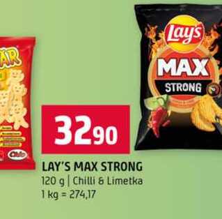 LAY'S MAX STRONG 120 g 