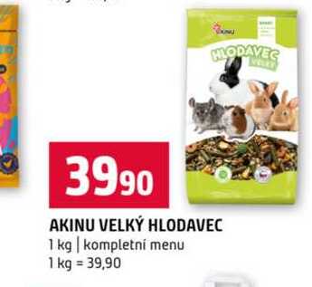 AKINU VELKÝ HLODAVEC 1 kg kompletní menu 