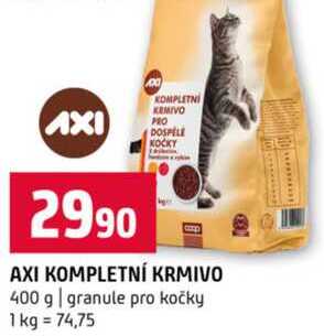 AXI KOMPLETNÍ KRMIVO 400 g granule pro kočky