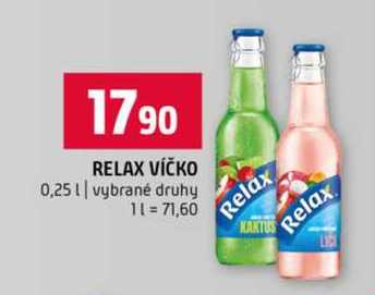 RELAX VÍČKO 0,25l vybrané druhy 