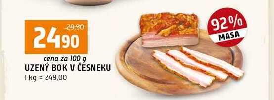 UZENÝ BOK V ČESNEKU 100g