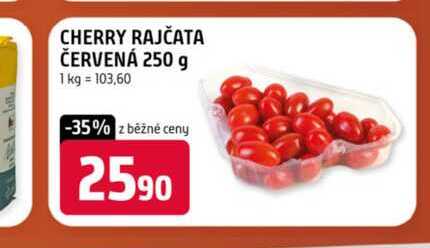 CHERRY RAJČATA ČERVENÁ 250 g 