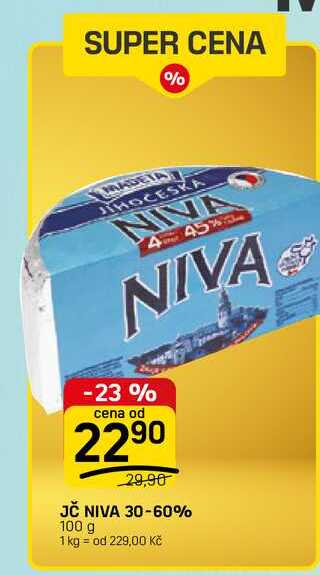 JČ NIVA 30-60% 100 g 