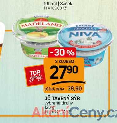 JČ TAVENÝ SÝR 125g