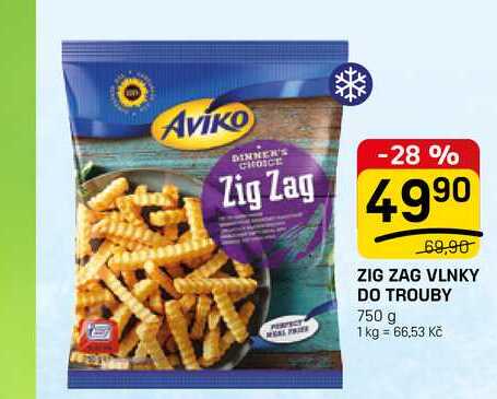 ZIG ZAG VLNKY DO TROUBY 750 g
