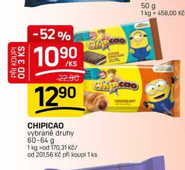 CHIPICAO vybrané druhy 60-64 g