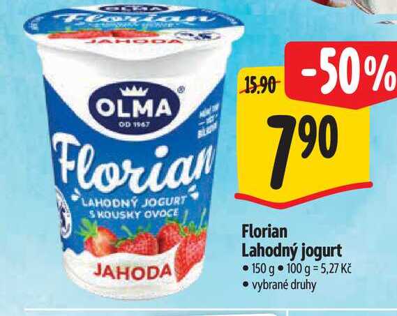   Florian Lahodný jogurt 150 g 