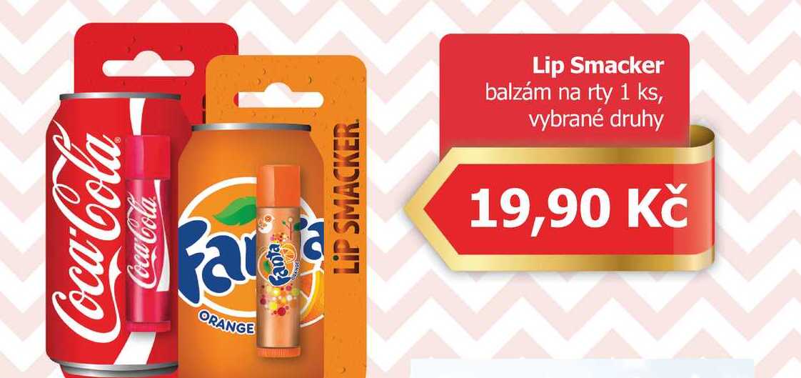 Coca-Cola Lip Smacker balzám na rty 1 ks, vybrané druhy