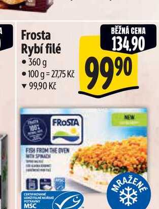 Frosta Rybí filé  360 g  