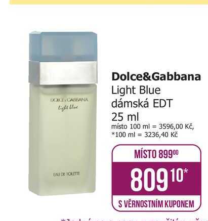 Dolce&Gabbana Light Blue dámská EDT 25 ml 