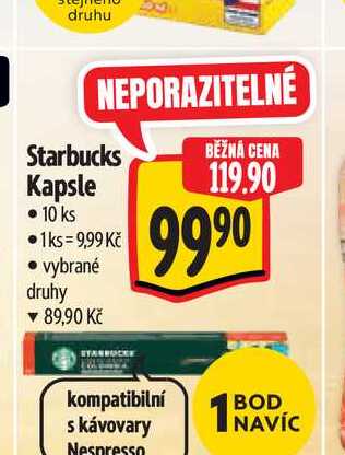   Starbucks  Kapsle 10 ks 