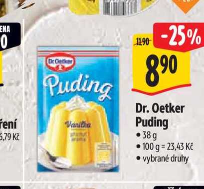   Dr. Oetker Puding  38 g  