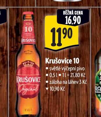   Krušovice 10 0,5 l