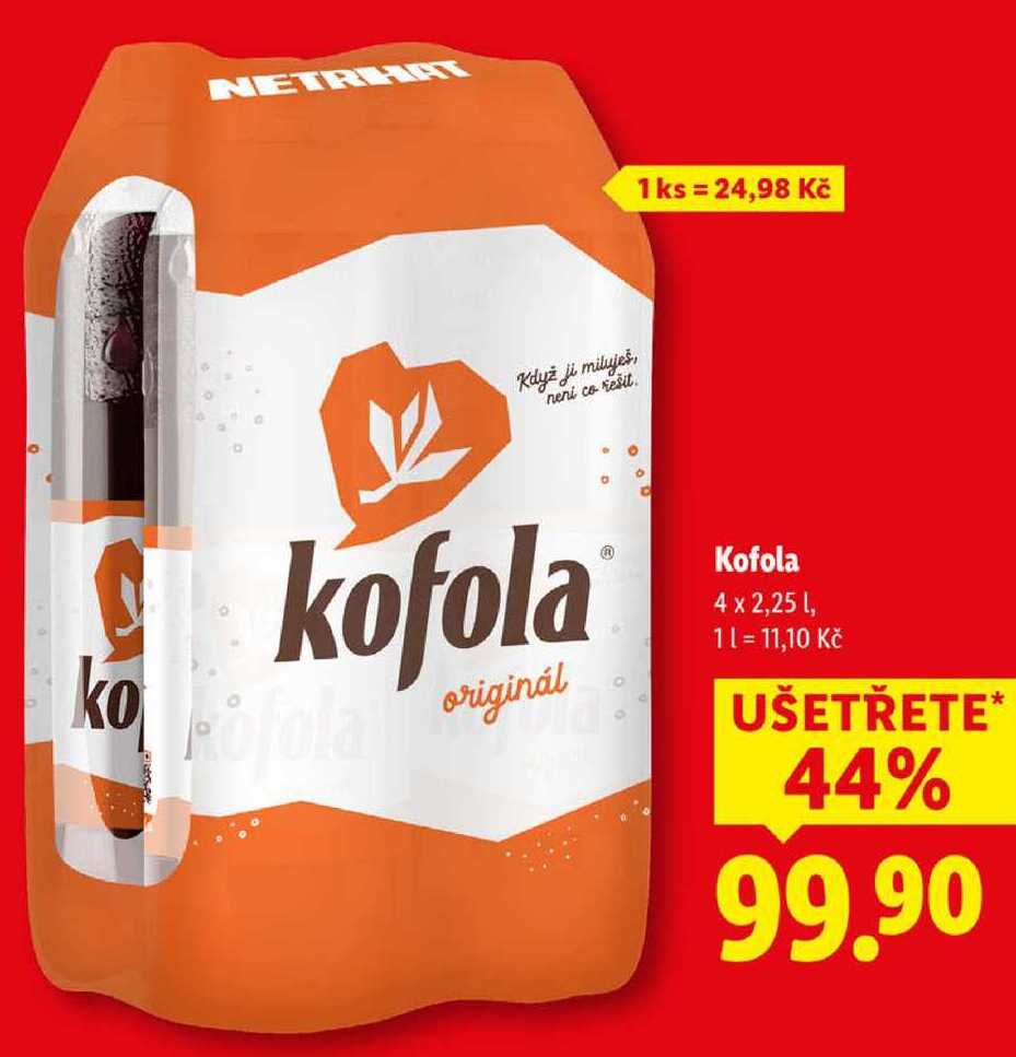 Kofola, 4x 2,25 l