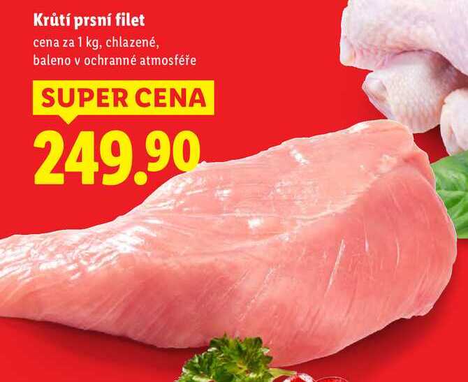 Krůtí prsní filet, cena za 1 kg