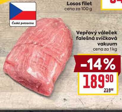 Vepřový váleček falešná svíčková vakuum cena za 1kg 