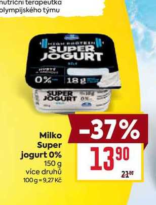 Milko Super jogurt 0% 150 g