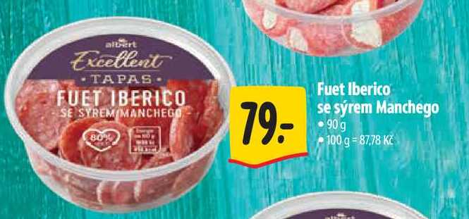 Fuet Iberico se sýrem Manchego, 90 g 