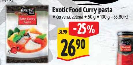 Exotic Food Curry pasta, 50 g