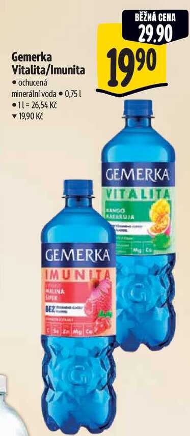 Gemerka Vitalita/Imunita, 0,75 l