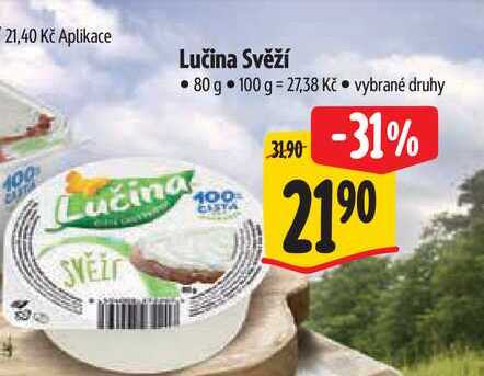 Lučina Svěží, 80 g