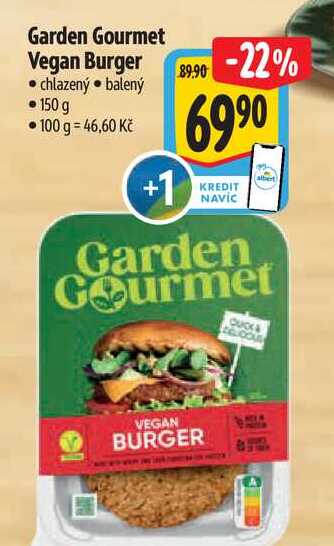 Garden Gourmet Vegan Burger, 150 g