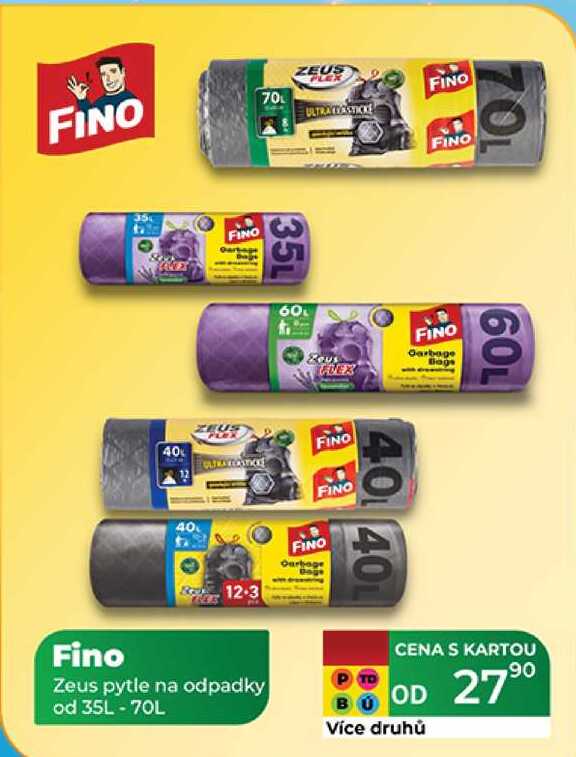 Fino Zeus pytle na odpadky od 35L - 70L