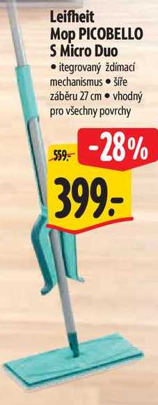 Leifheit Mop PICOBELLO S Micro Duo 