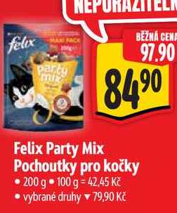 Felix Party Mix Pochoutky pro kočky, 200 g