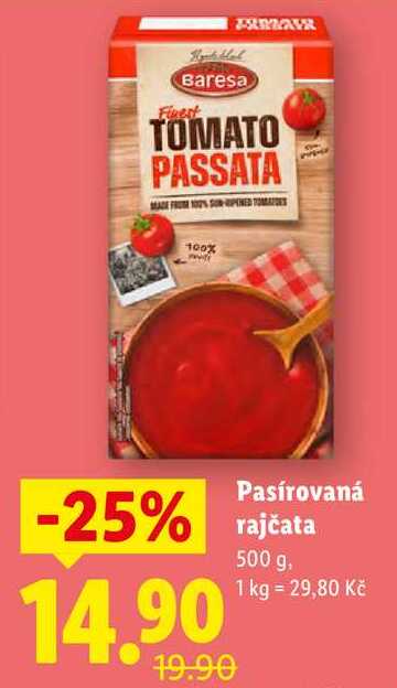 Pasírovaná rajčata, 500 g