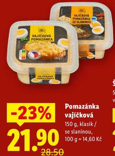 Pomazánka vajíčková, 150 g