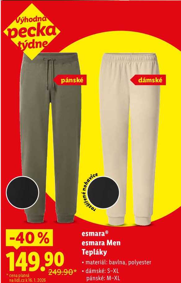 esmara esmara Men Tepláky 