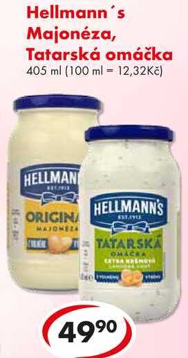Hellmann's Majonéza, Tatarská omáčka, 405 ml 