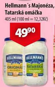 Hellmann's Majonéza, Tatarská omáčka, 405 ml  