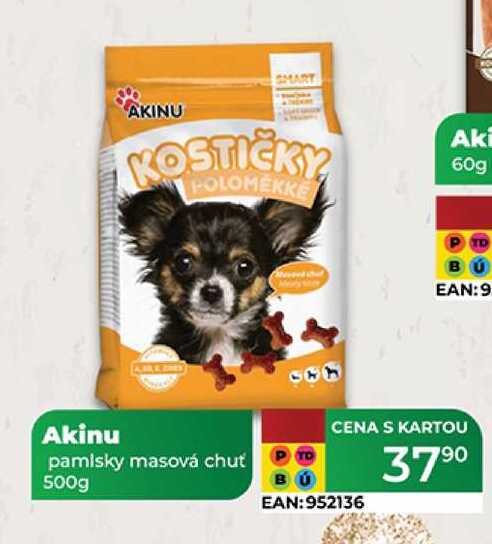 Akinu pamlsky masová chuť 500g