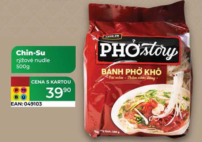 Chin-Su rýžové nudle 500g 