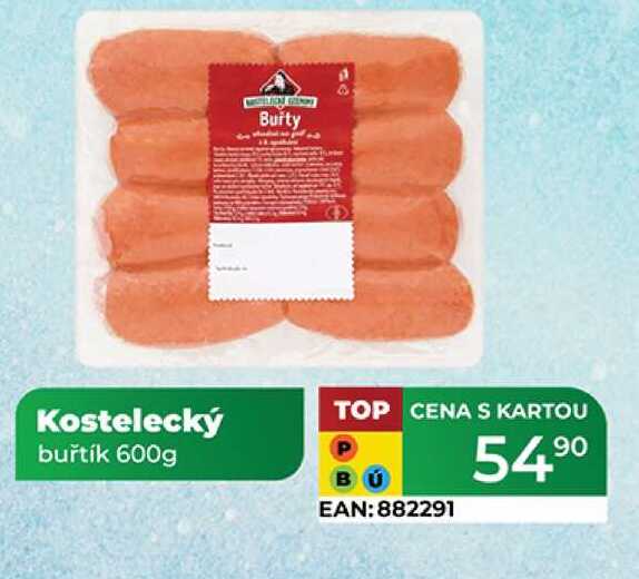 Kostelecký buřtík 600g 