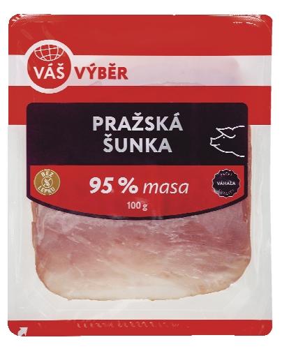 VÁŠ VÝBĚR Pražská šunka, 100 g