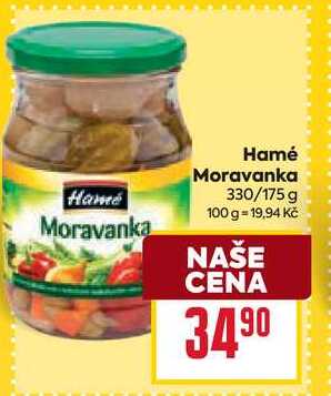 Hamé Moravanka 330/175 g 