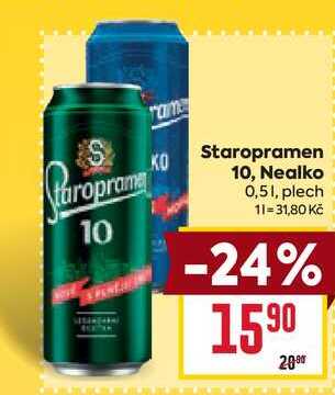 Staropramen 10 0,5l, plech