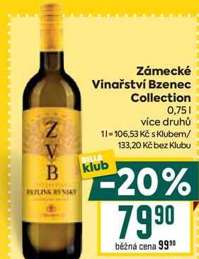 Zámecké Vinařství Bzenec Collection 0,75l