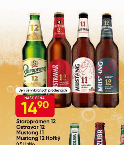 Mustang 11° 0,5l sklo 