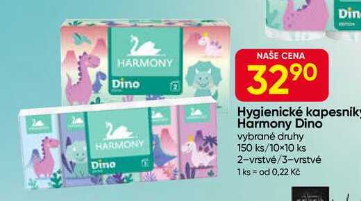 Harmony Dino vybrané druhy 150 ks