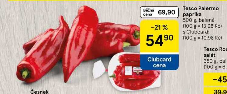 Tesco Palermo paprika, 500 g. balená 