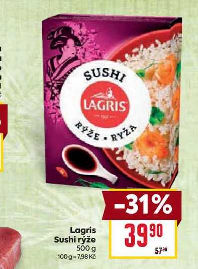 Lagris Sushi rýže 500 g