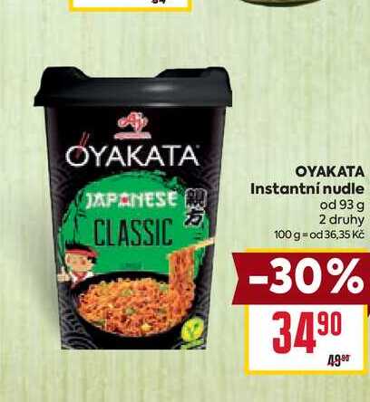OYAKATA Instantní nudle od 93 g 