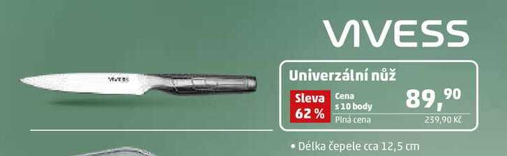 Univerzální nůž Délka čepele cca 12,5 cm